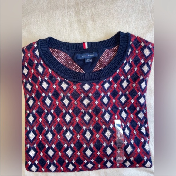 🌸HOST PICK🌸NWT tommy hilfiger men’s crewneck size 3XL - Picture 4 of 4
